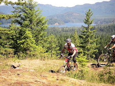 Mtn Biking at Campbell River, BC